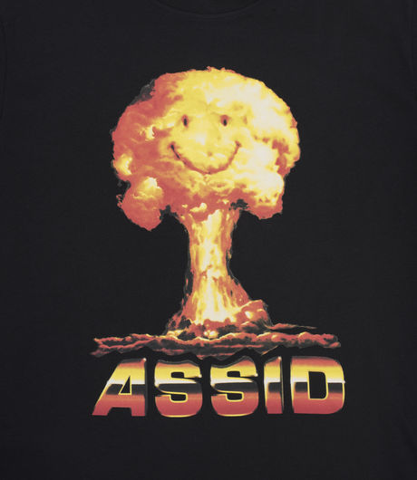 ASSID Death Smiley Tee Black