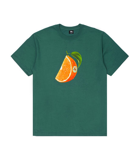 Stussy Orange Slice Tee Dark Green