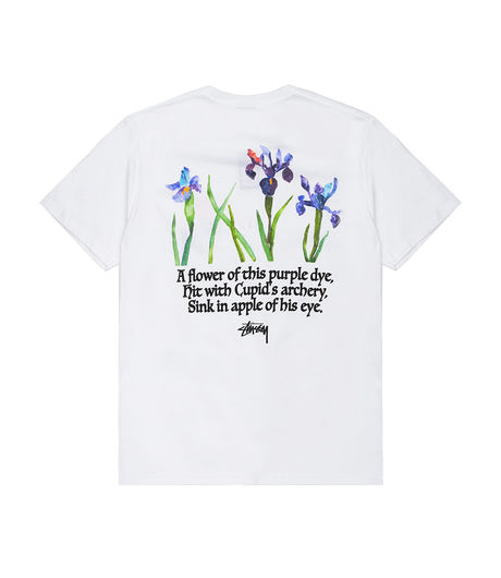 Stussy Water Flowers Tee White