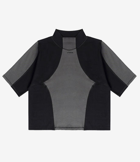 Chaos Gone Global Panel Tee Black