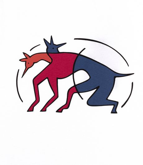 by Parra The Zoomies T-Shirt White