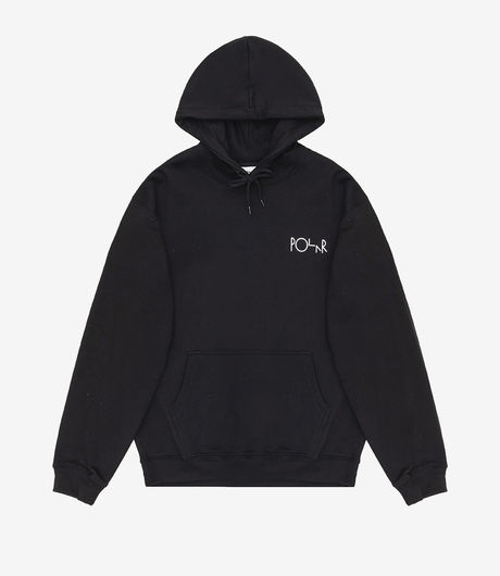 Polar Skate Co 3 Tone Fill Logo Hoodie Black