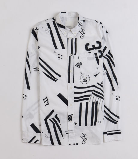 Wood Wood Pontus Shirt Varsity White