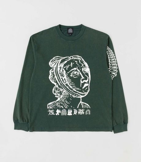 Heresy Sickness LS Tee Green