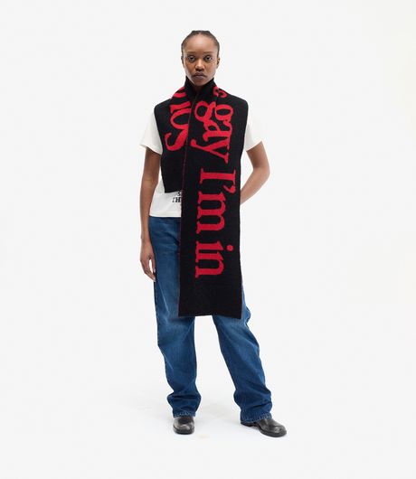 Carne Bollente Carne Spirit Scarf Black