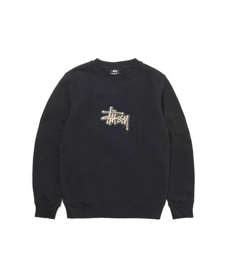 Stussy Shadow Stock App. Crew Black