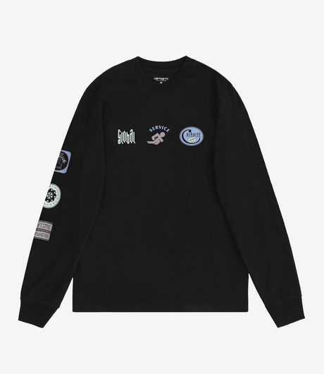 Carhartt WIP L/S Motor City T-Shirt Black