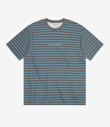 Thisisneverthat Printed Striped Tee Green