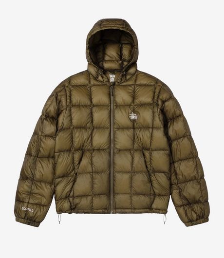 Stussy Midweight Hooded Puffer Olive