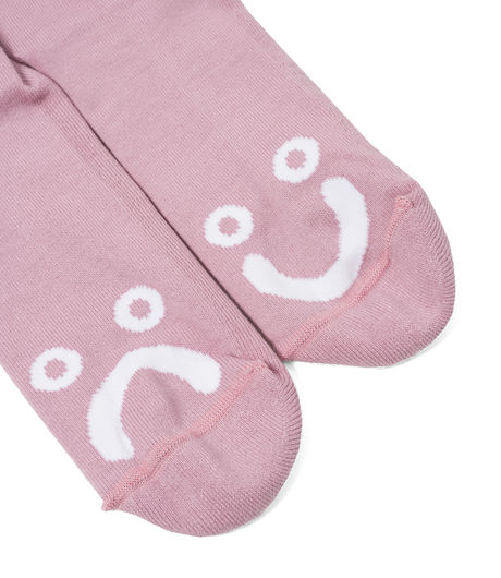 Polar Skate Co Happy Sad Classic Socks Dusty Rose