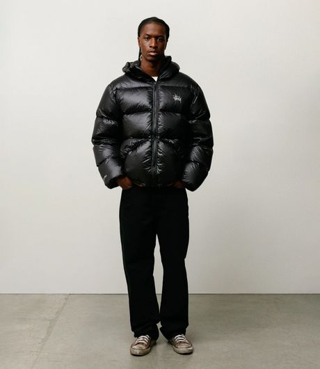 Stussy Micro Ripstop Down Parka Jet Black