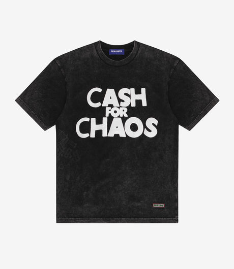 Devá States Cash T-Shirt Washed Black