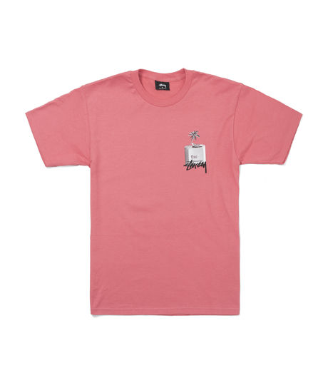 Stussy Esc Tee Dark Pink