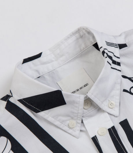Wood Wood Pontus Shirt Varsity White