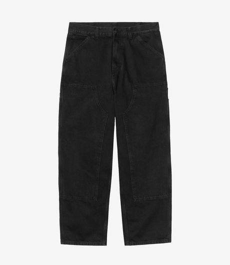 Carhartt WIP OG Double Knee Pant Camano Denim Black Stone Washed