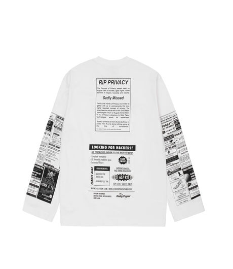 Daily Paper Fang LS T-Shirt White