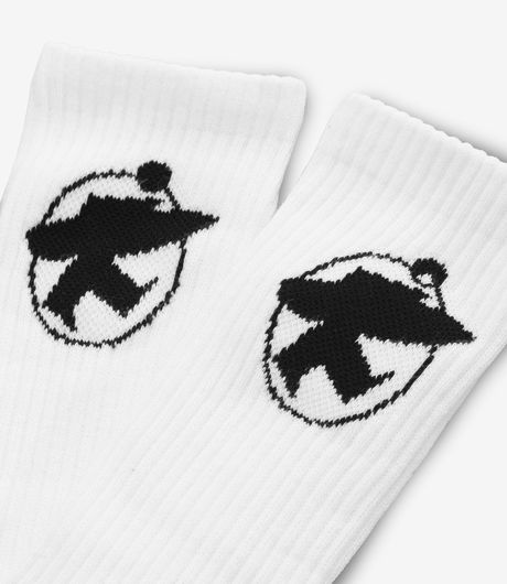Stussy Surfman Crew Socks White/Black