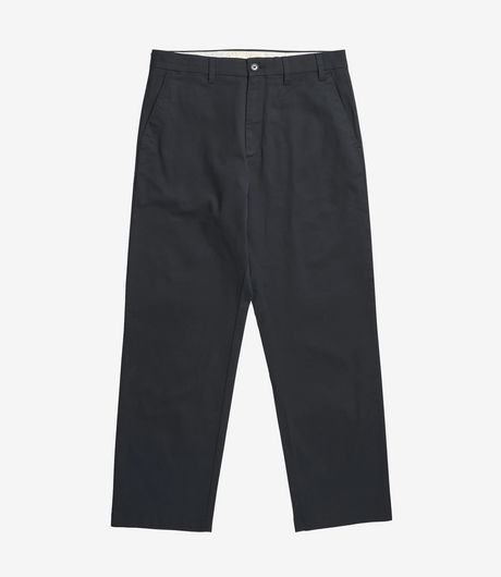 Norse Projects Norse Standard Wide Chino Black