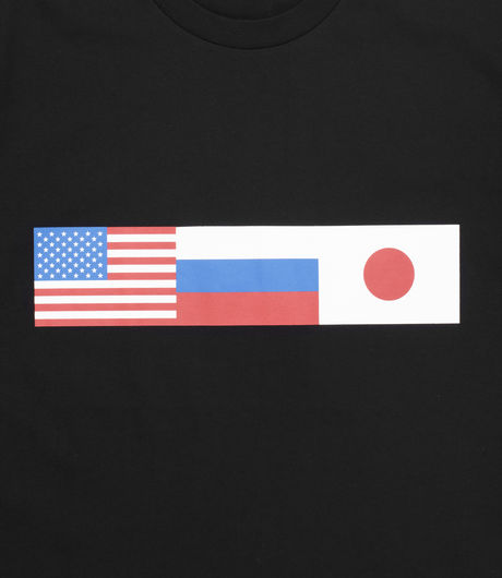 Gosha Rubchinskiy Flag T-Shirt Black