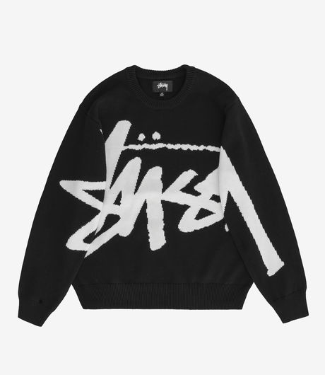 Stussy Stock Sweater Black
