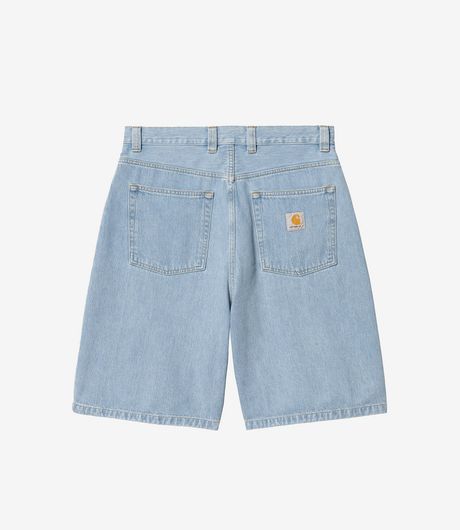 Carhartt WIP Brandon Short Smith Denim Blue Stone Bleached
