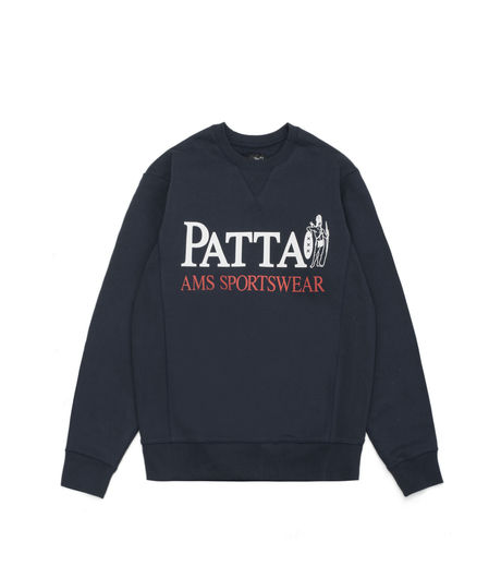 Patta Inji Crewneck Sweater Black Iris