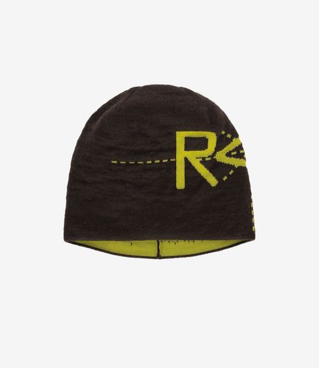 ROA Dial Wool Beanie Dark Brown