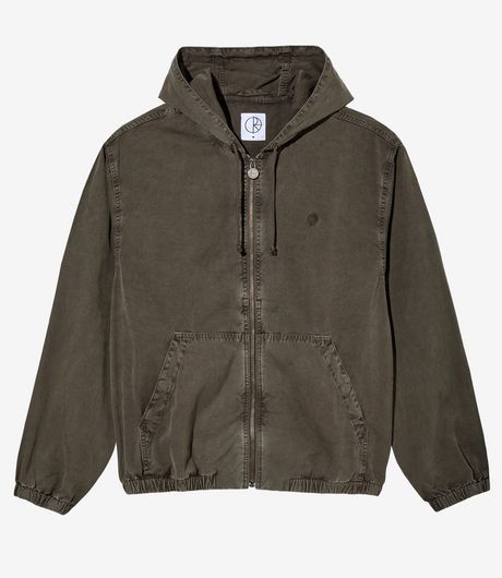 Polar Skate Co Hooded Nick Jacket Washed Grey