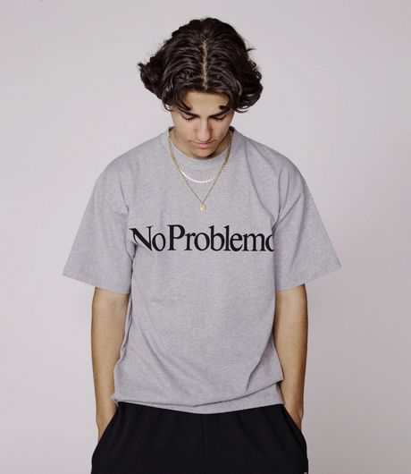 No Problemo SS Tee Grey Marl