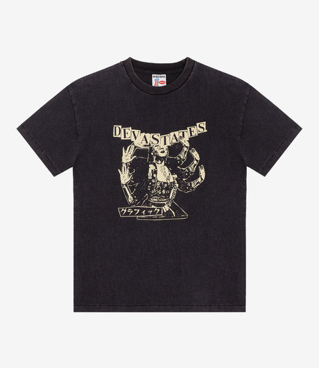 Devá States Fuzz T-Shirt Washed Black