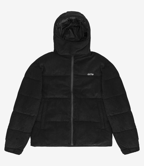 Arte Antwerp Joey Corduroy Puffer Jacket Black