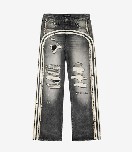 Racer Worldwide Track Jeans Grey