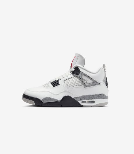 Air Jordan 4 Retro Cement Summit White/Fire Red/Tech Grey/Black