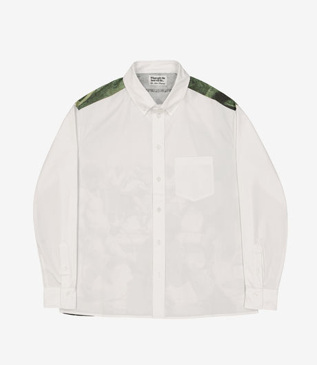 The Loose Company Boxer Shirt White/Camo