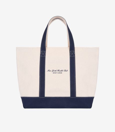Sporty & Rich NY Health Club Tote Bag Natural