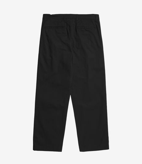 Norse Projects Hestur Relaxed Twill Pleated Trouser Black