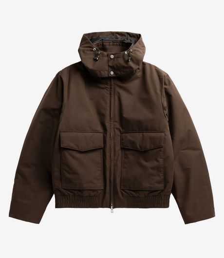 Norse Projects Kastrup Gore-Tex Windstopper Bomber Jacket Delicioso Brown