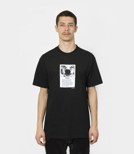 PLEASURES Michael T-Shirt Black