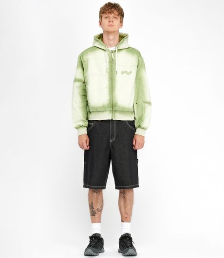 Dime Hooded Utility Jacket Matcha