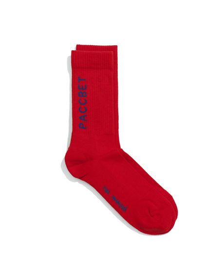Gosha Rubchinskiy Knit Socks Jacquard Red