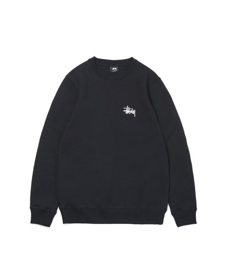 Stussy Basic Crew Black HO17