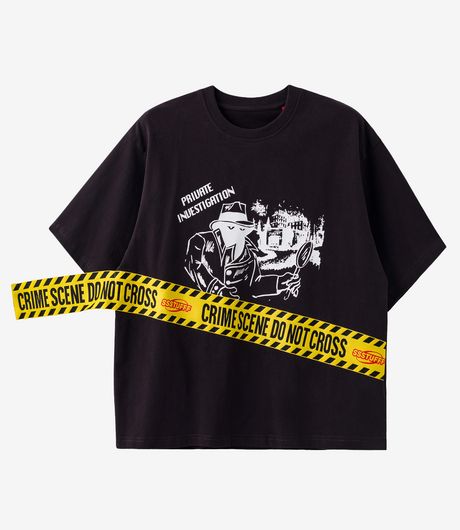SSSTUFFF Do Not Cross Tee Black
