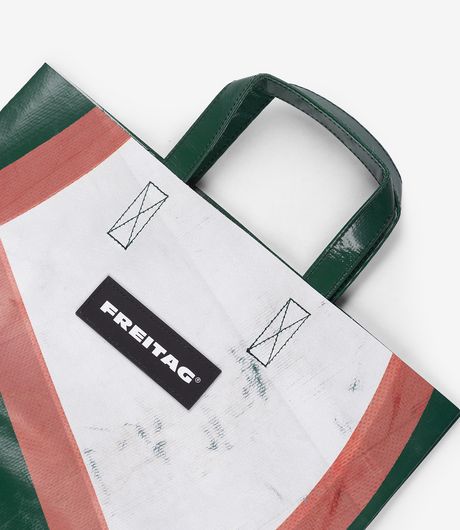 Freitag F52 Miami Vice Shopper White/Green/Orange