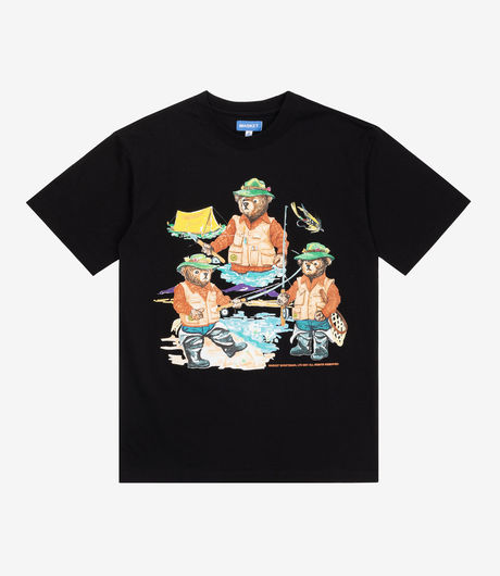 Market Sportsman Bear T-Shirt Black