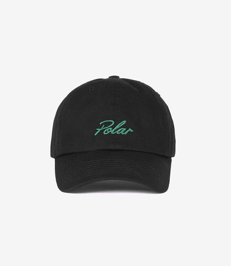 Polar Skate Co Varsity Logo Sai Cap Black/Emerald