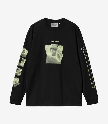 Carhartt WIP x TRESOR True Spirit L/S T-Shirt Black/Glow Green