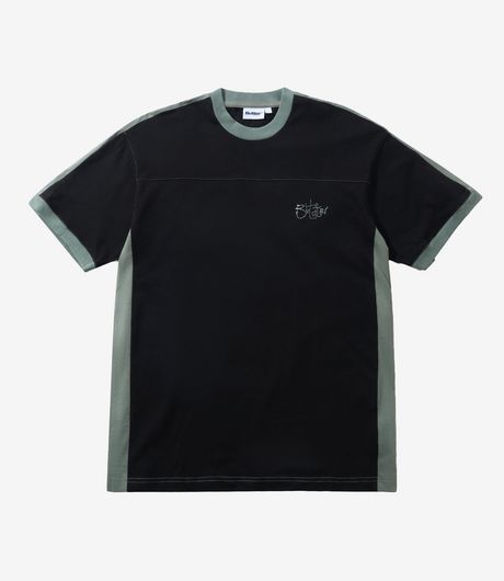 Butter Goods Scribble Football Tee Black / Canteen