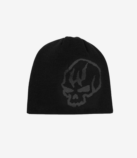 Wasted Paris Bury Reversible Brow Beanie Black/Charcoal