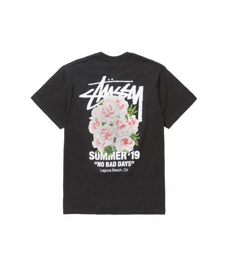Stussy Carnation Tee Black