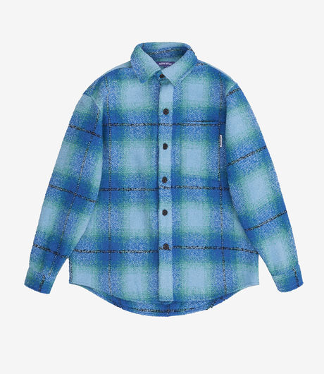 Fucking Awesome Heavy Flannel Overshirt Blue/Green